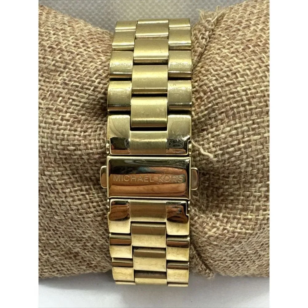Michael Kors MK5160 Women's Gold Stainless Steel Analog Dial Quartz Watch JNA789